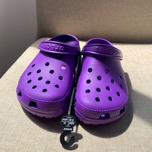 NWT purple crocs! Never been worn